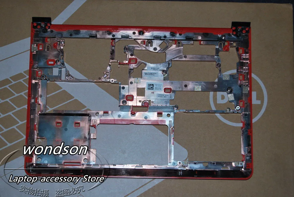 Бесплатная доставка для Dell Inspiron 14 5000 5447 Нижняя крышка основания-Красный-CN-0DT1VR DT1VR