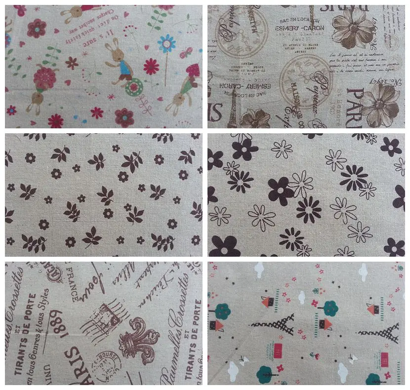 Ткань из льна и хлопка для скрапбукинга|cotton fabric patchwork|fabric patchworkcotton |