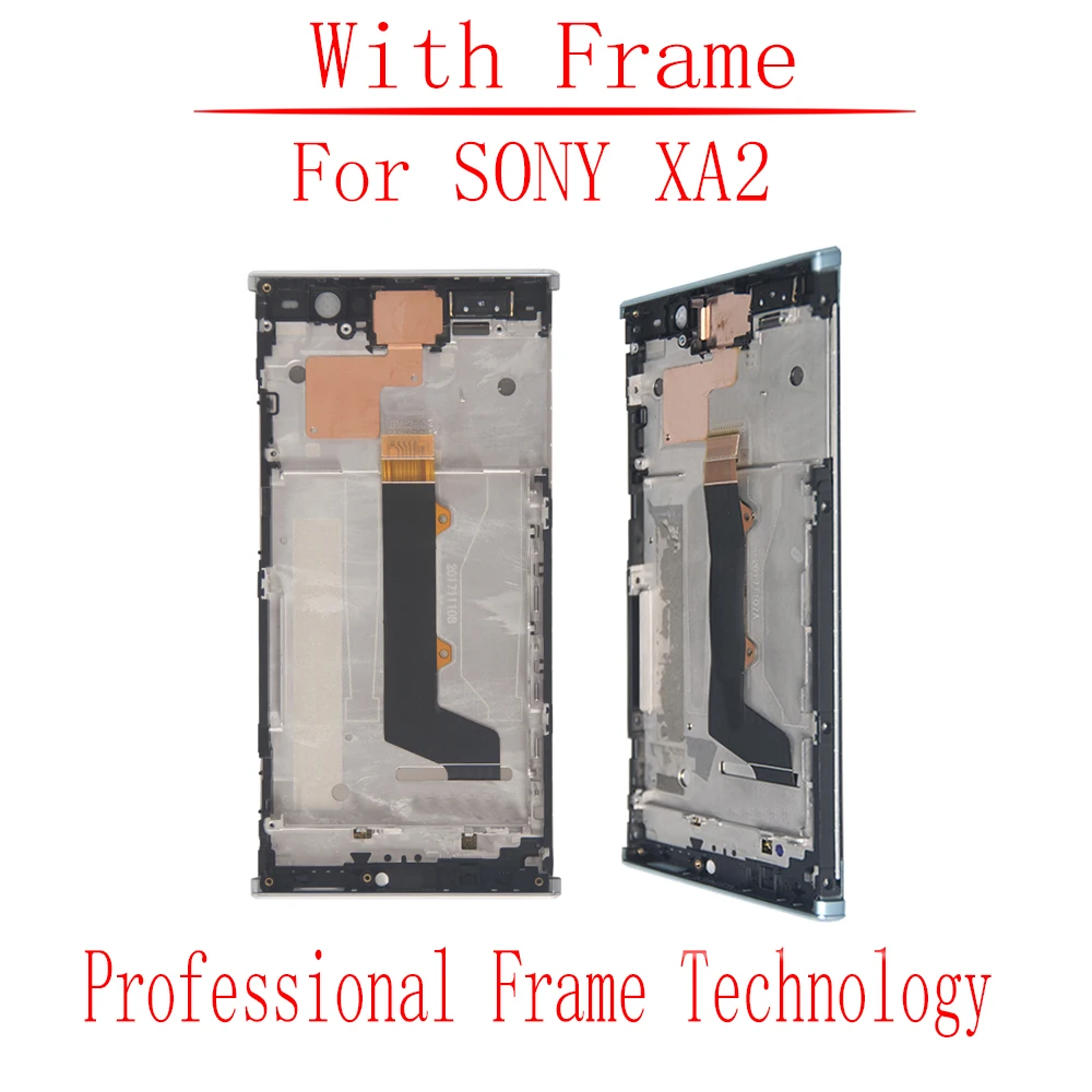 5.2&quotOriginal For SONY Xperia XA2 LCD Display Touch Screen with Frame Digitizer Sony H3113 H3123 H3133 H4113 H42# | Мобильные