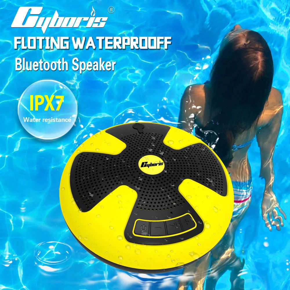 CYBORIS IPX7 двойной 5 Вт плавающий bluetooth динамик для бассейна беспроводной