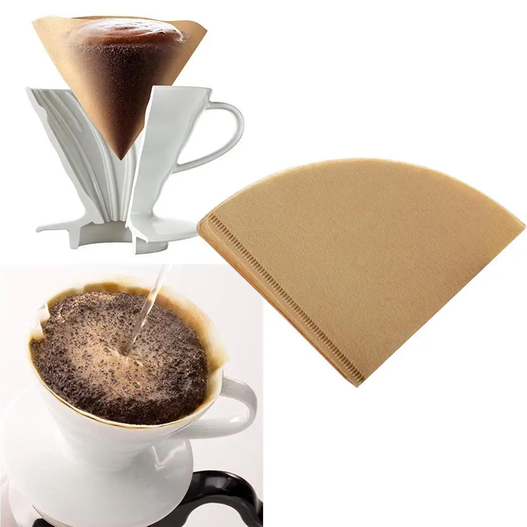 Прочный практичный портативный твердый одноразовый для кофе 3 4 чашки фильтры