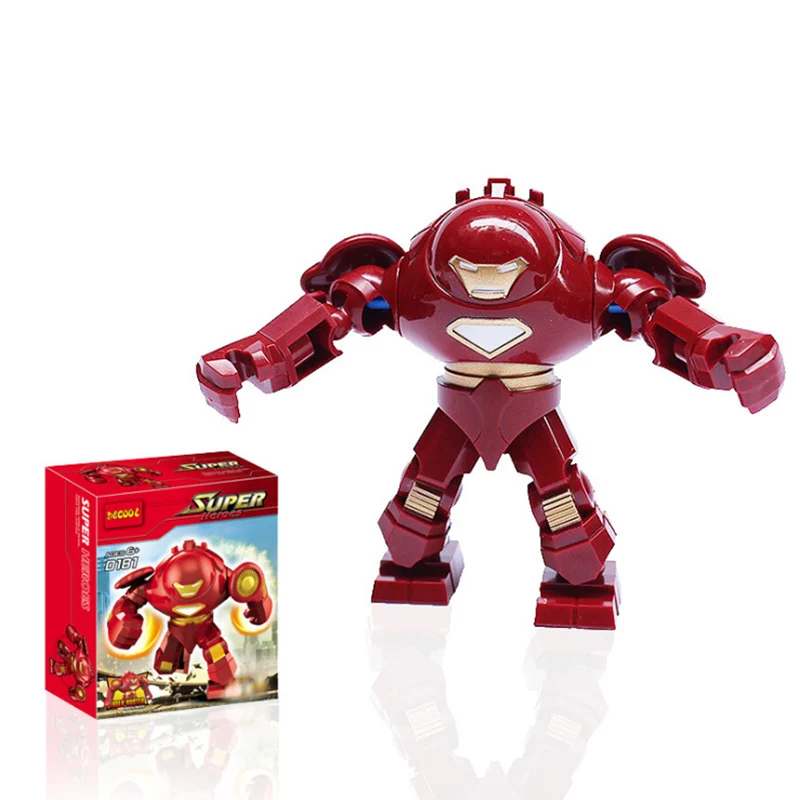 Marvel Супергерои Мстители Строительные блоки совместимые с Legoe фигурки Железный