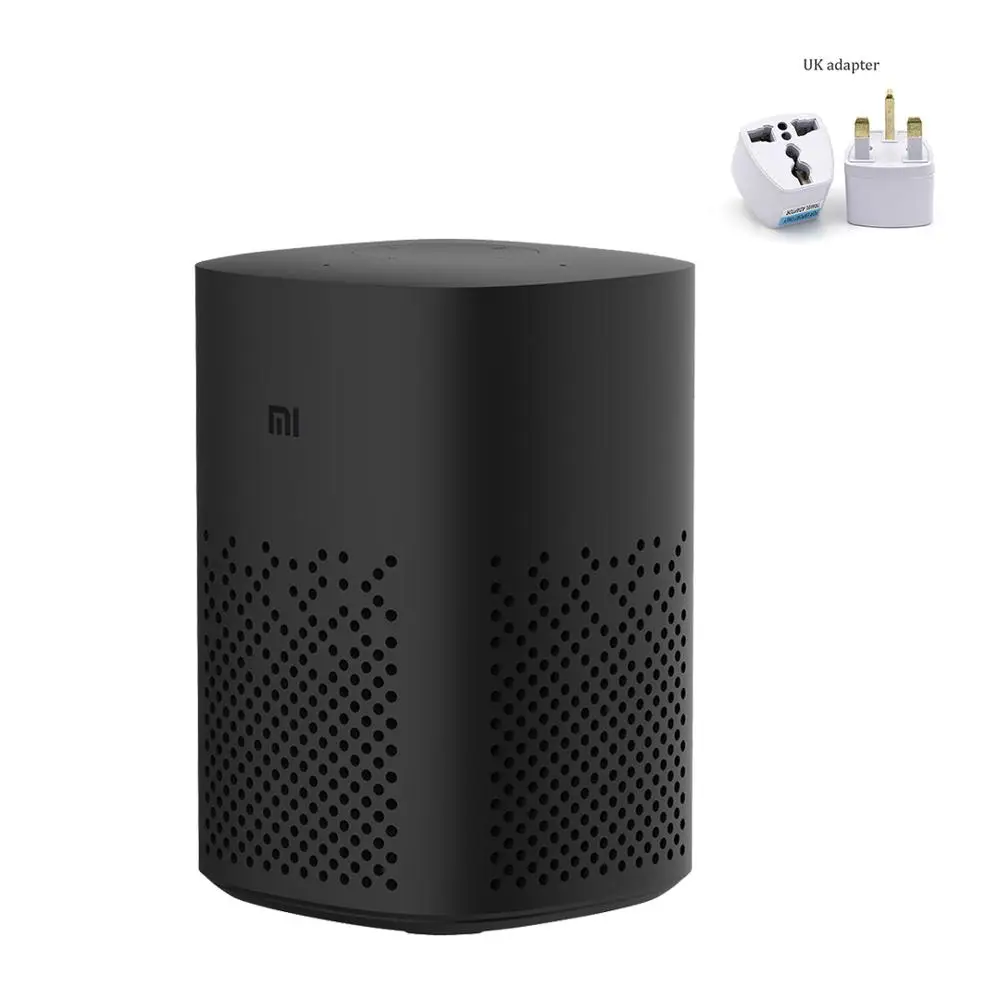Xiaomi Xiaoai динамик универсальный пульт дистанционного управления версия AI Bluetooth Голосовое управление 2,4 ГГц музыкальный плеер динамик для smтхома - Цвет: Add UK Adapter