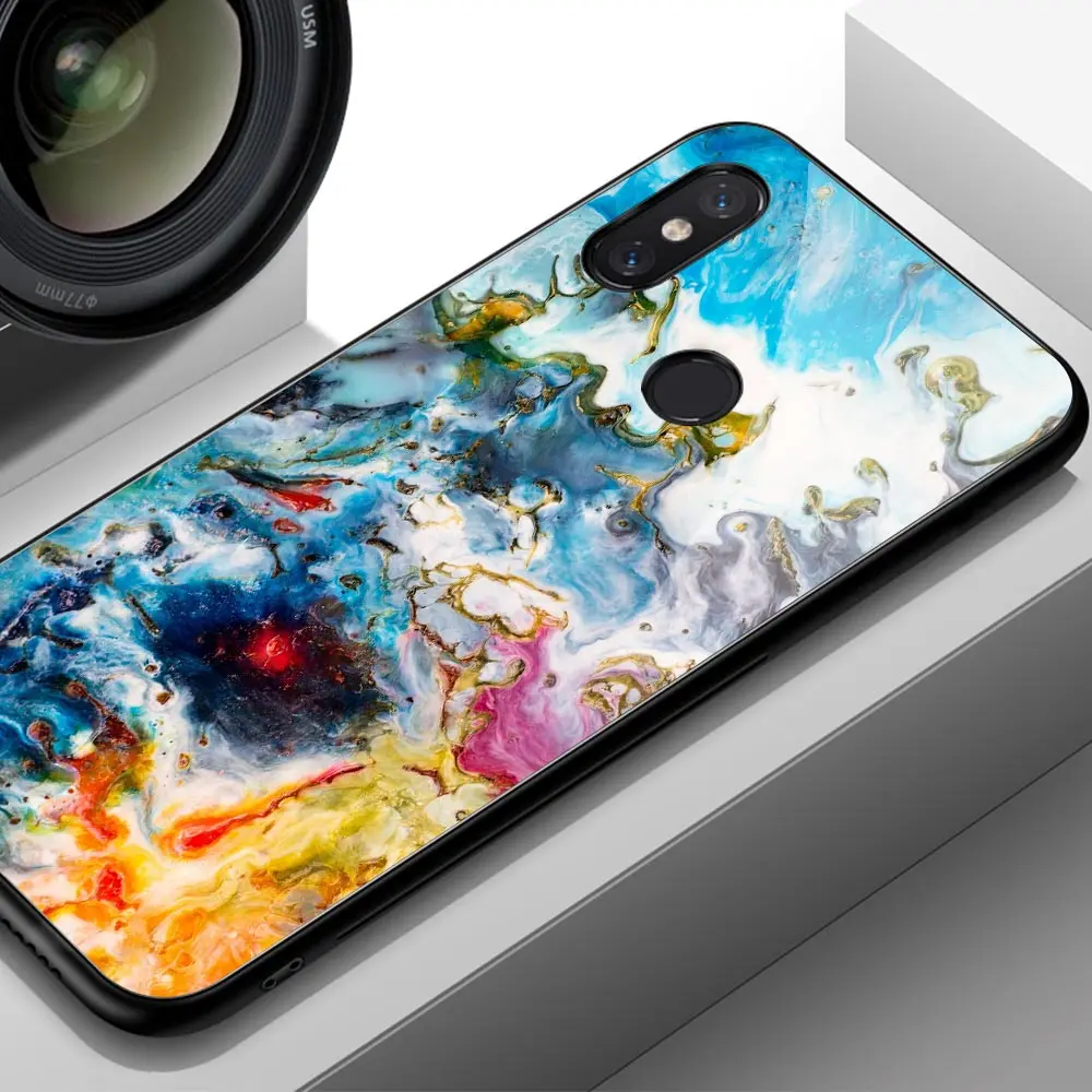 FinderCase чехол для Xiaomi mi 8 SE закаленное стекло Твердый чехол на заднюю панель телефона для Xiaomi mi 6 8 9 SE mi x 2 2s 3 max 3 mi 9 8 lite - Цвет: 00901
