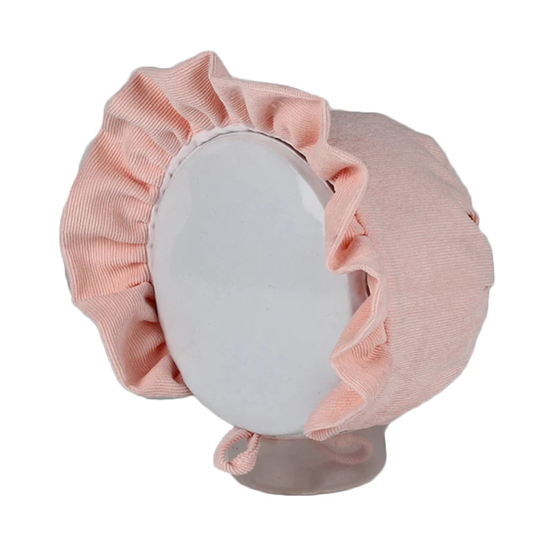 Шляпа для новорожденных с цветочным рисунком хлопковая кружевная Шапка бини