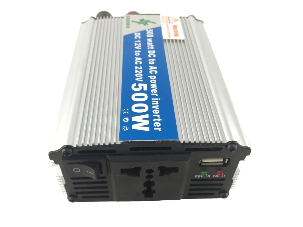 DC 12 В к AC220 V100W150W300W500W 200 Вт Модифицированная синусоида Портативный Автомобильный