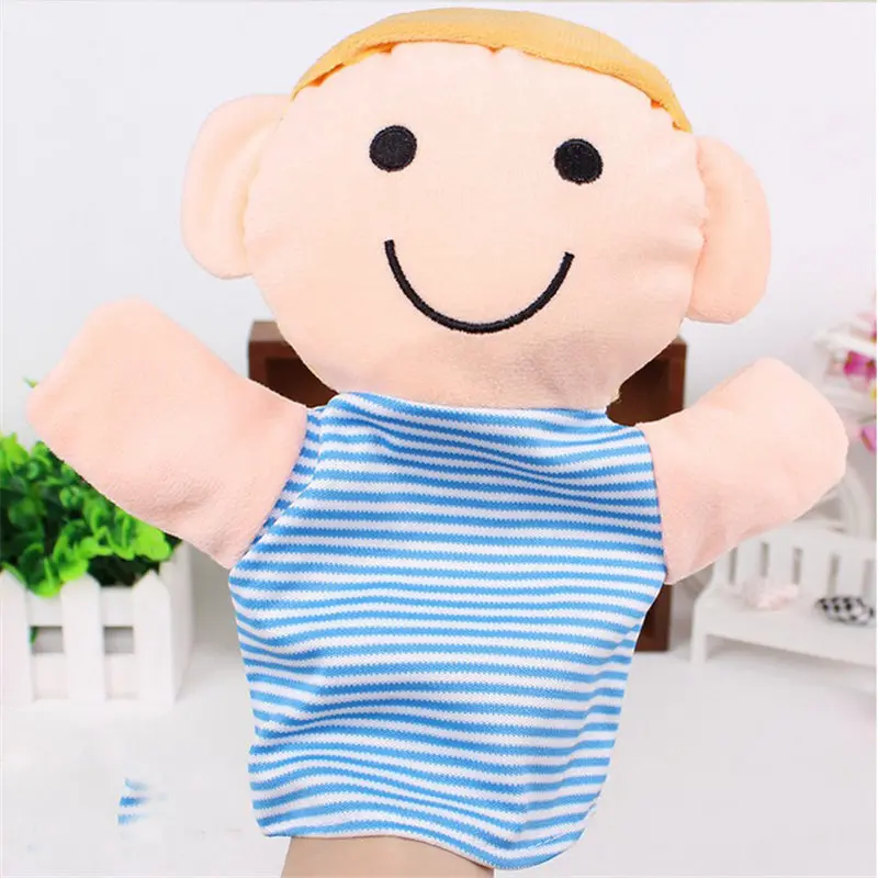 6 шт./партия семья пальчиковые куклы тканевые Куклы Детские плюшевые игра