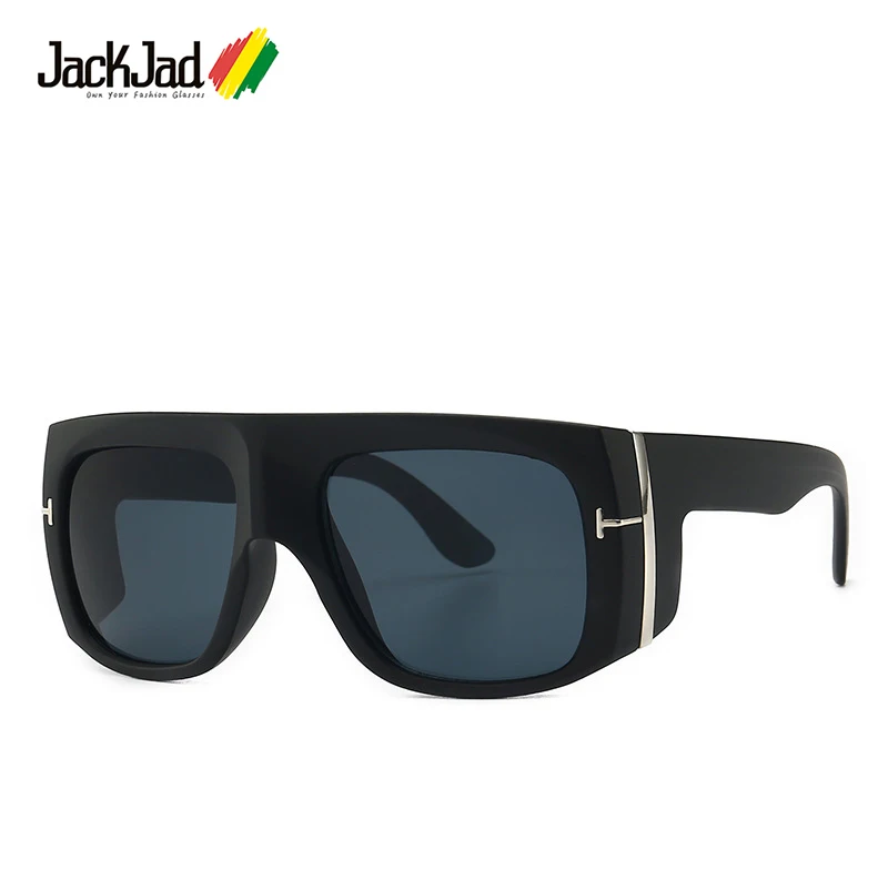 

JackJad 2020 Fashion Modern Shield Style Vintage Sunglasses Women Men T Metal Gradient Sun Glasses UV400 Oculos De Sol FT0733