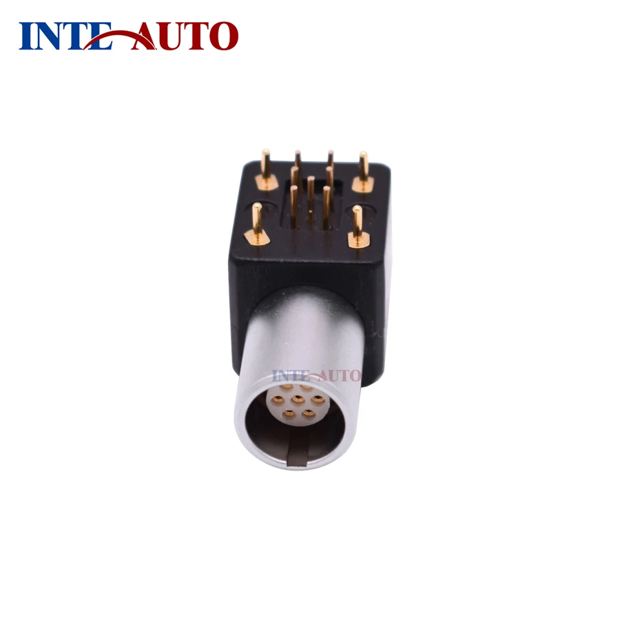 

7 Pins M9 Elbow 90 degree socket, quick locking advanced female connector, EZPG.0B.307.HLN
