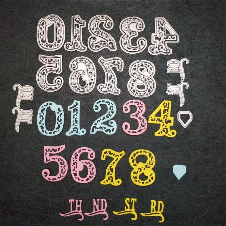 Kuke металлические режущие штампы буквенно цифровой серии трафареты для пресс