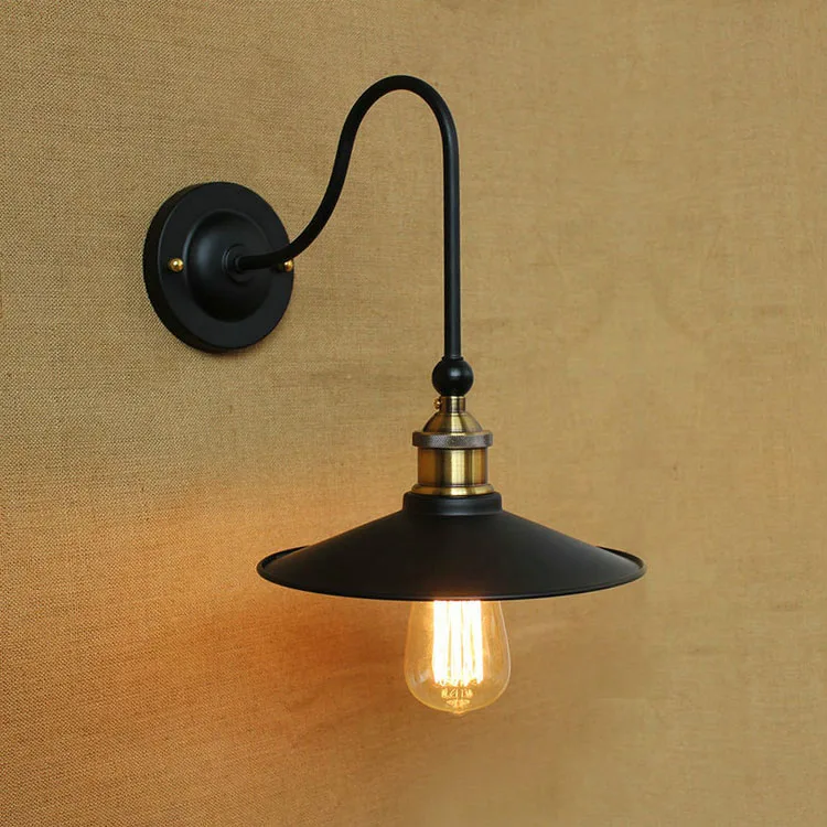 Белый черный под старину Ретро Настенные светильники Винтаж деревенский