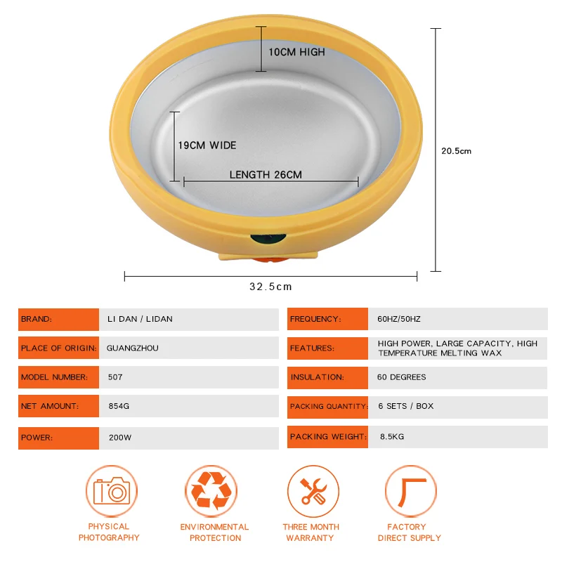 Профессиональный нагреватель для ногтей Monika с европейской вилкой