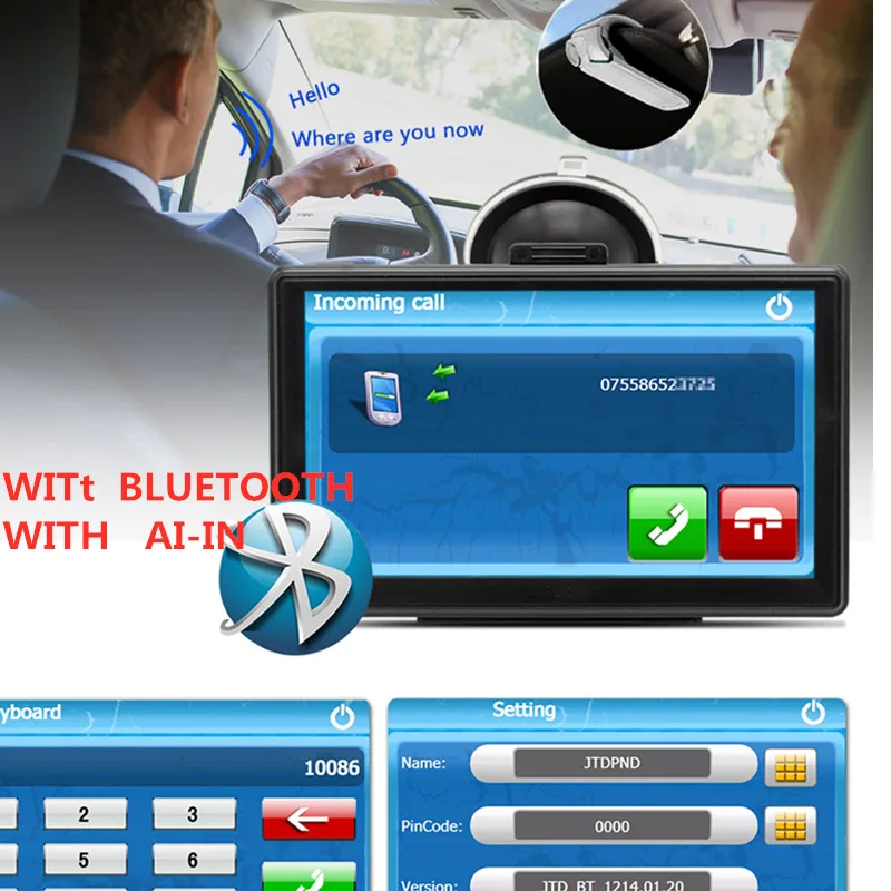 Wetowe G5 5 дюймов Автомобильный GPS навигатор WinCE 6 0 FM Bluetooth AV IN камера заднего вида