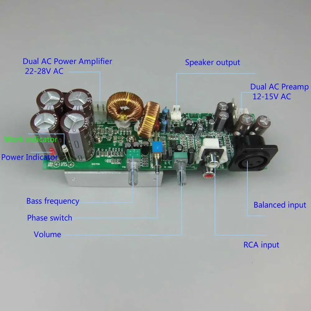

NEW TDA8954TH 420W Subwoofer Amplifier Board Mono amplifier AC Power for 15inch Woofer Speaker DIY