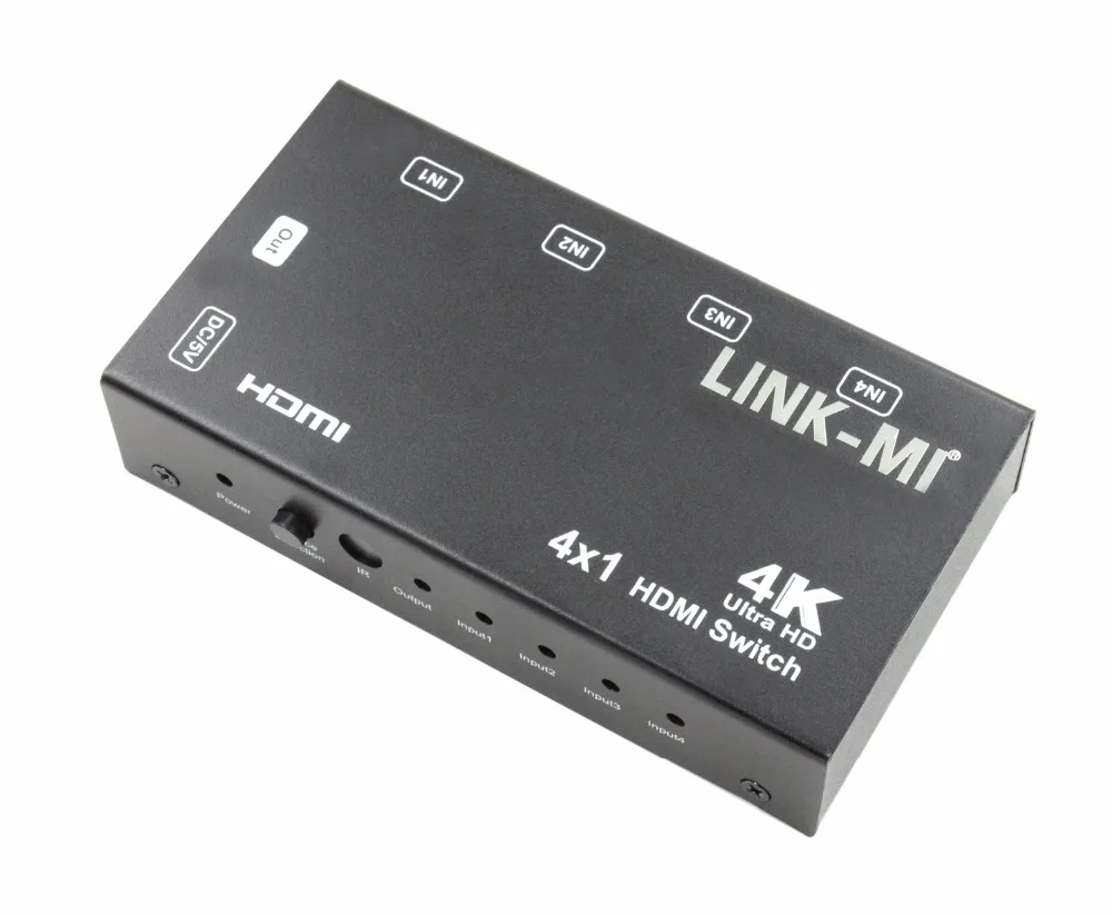 LINK MI 4x1 HDMI переключатель с поддержкой автоматического переключения PIP CEC HDCP 3D Ultra HD