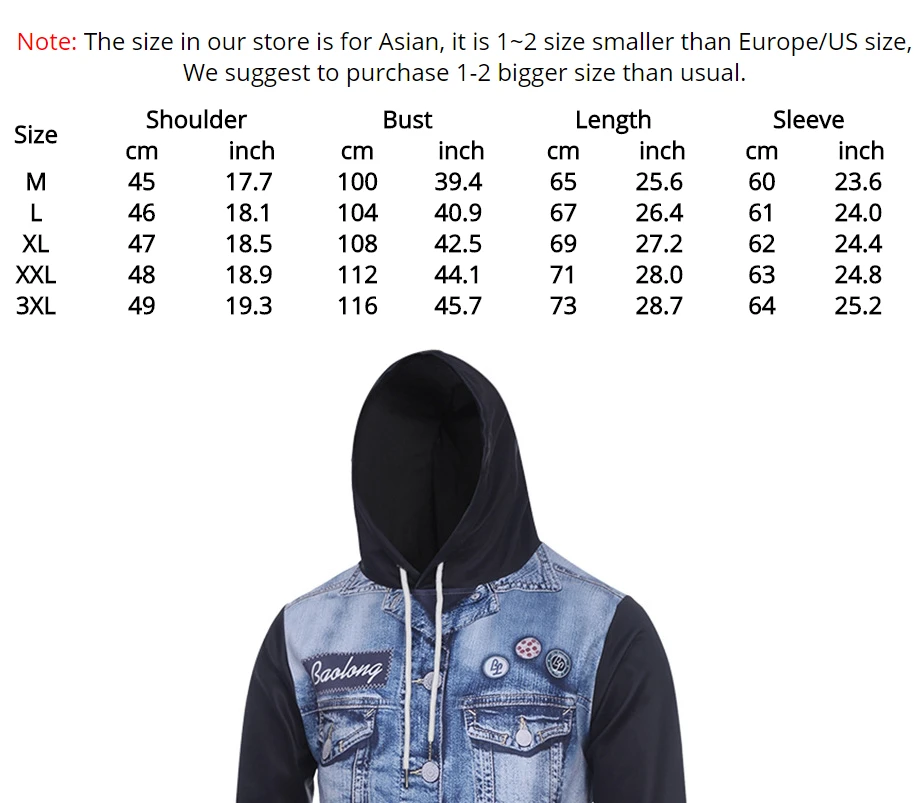 Толстовки с принтом Для мужчин 3D принт бренд поддельные ковбой толстовки куртки