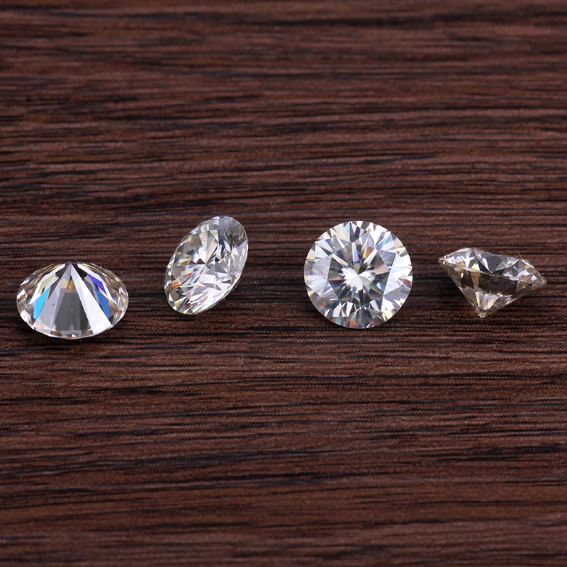Круглые мерцающие камни Starszuan EF 3 5 мм белые прозрачные в моисанитах|loose stones|stone