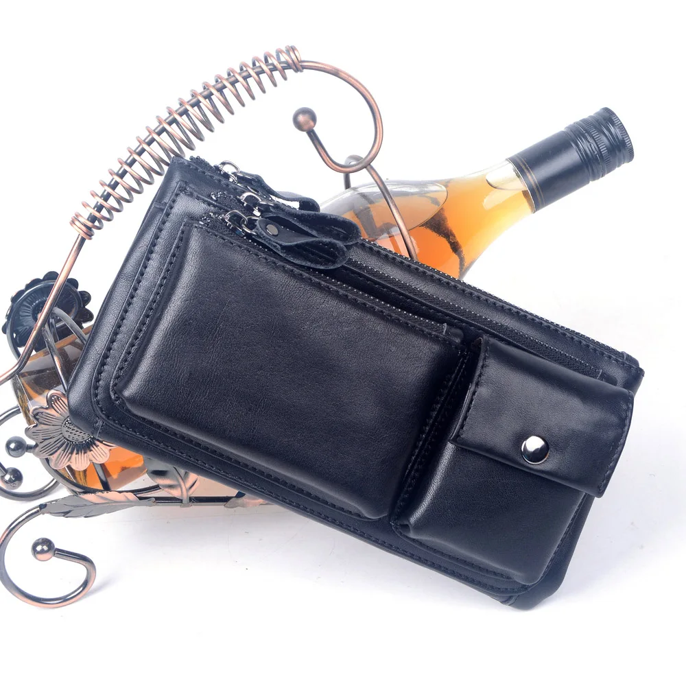 Сумки из 100% натуральной воловьей кожи маленькие поясные сумки для мужчин мужские