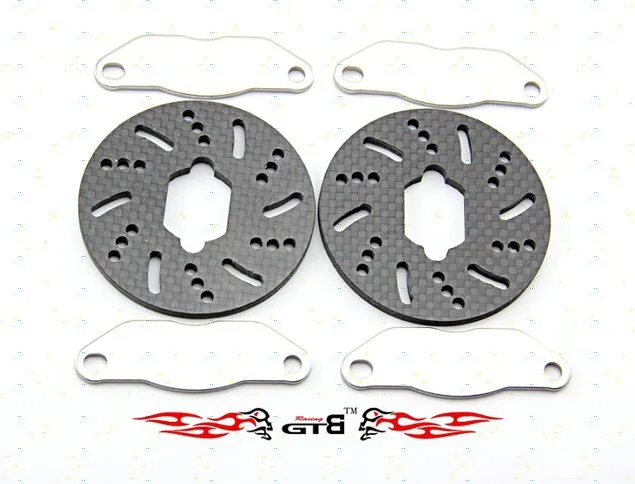 

Losi 5ive T LT 5T Stainless steel brake pads + carbon fiber brake discs suit 1 set