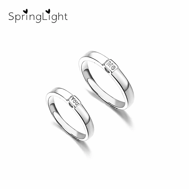 Pair Ring Весеннее светящееся пенопластовое дизайнерское Кристальное кольцо с натуральным 925 пробы, серебряным синим хвостом, кольца с драгоценными камнями для женщин, ювелирное изделие, подарок для дам - Цвет камня: Pair Ring