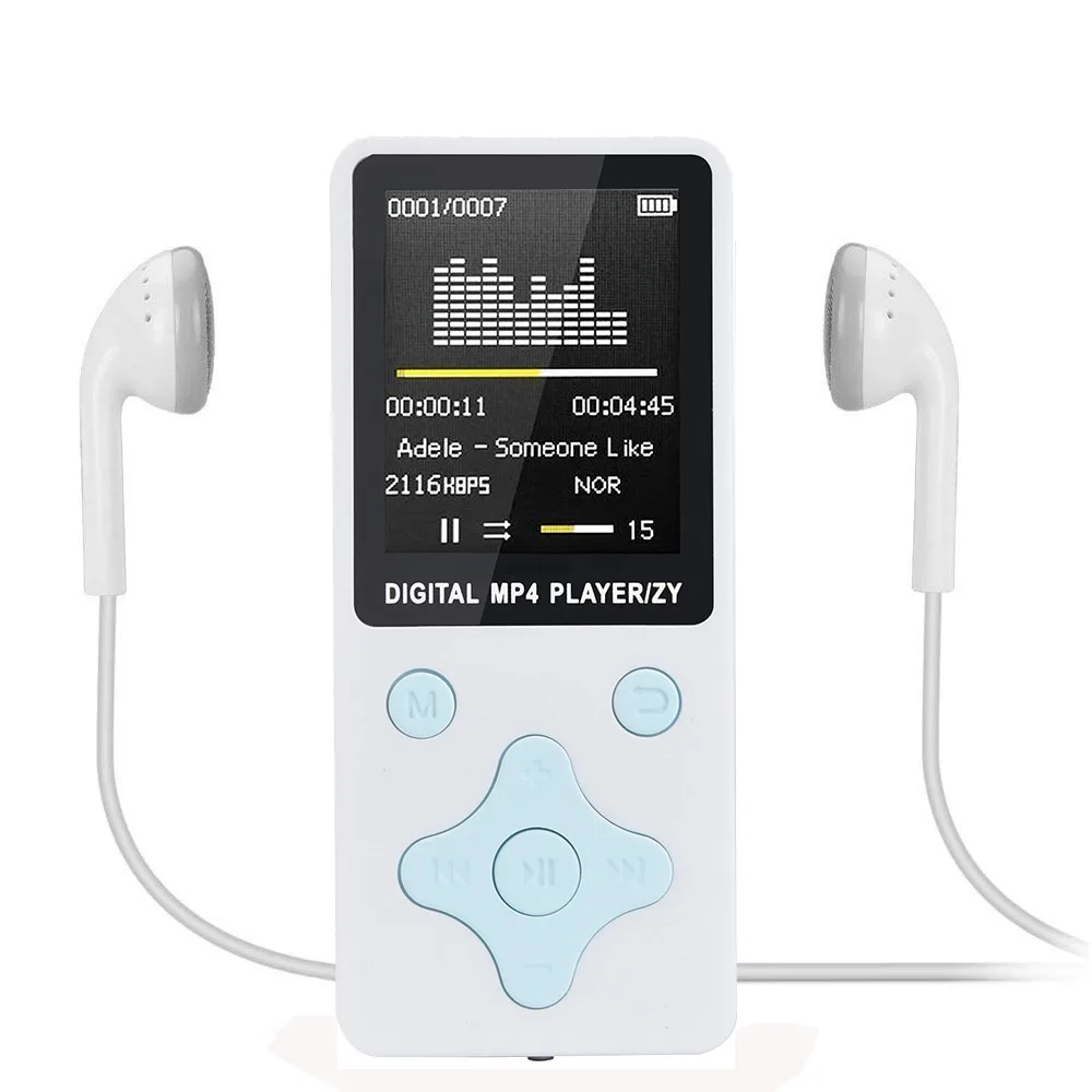 HIPERDEAL MP4 плеер модный портативный MP4 без потерь Звук Музыкальный плеер FM рекордер набор Повседневный Soild MP4 плеер Apr16 - Цвет: WH