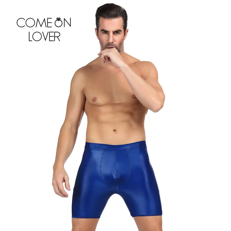 Открытые бедра сексуальные трусы для мужчин однотонные черные синие красные