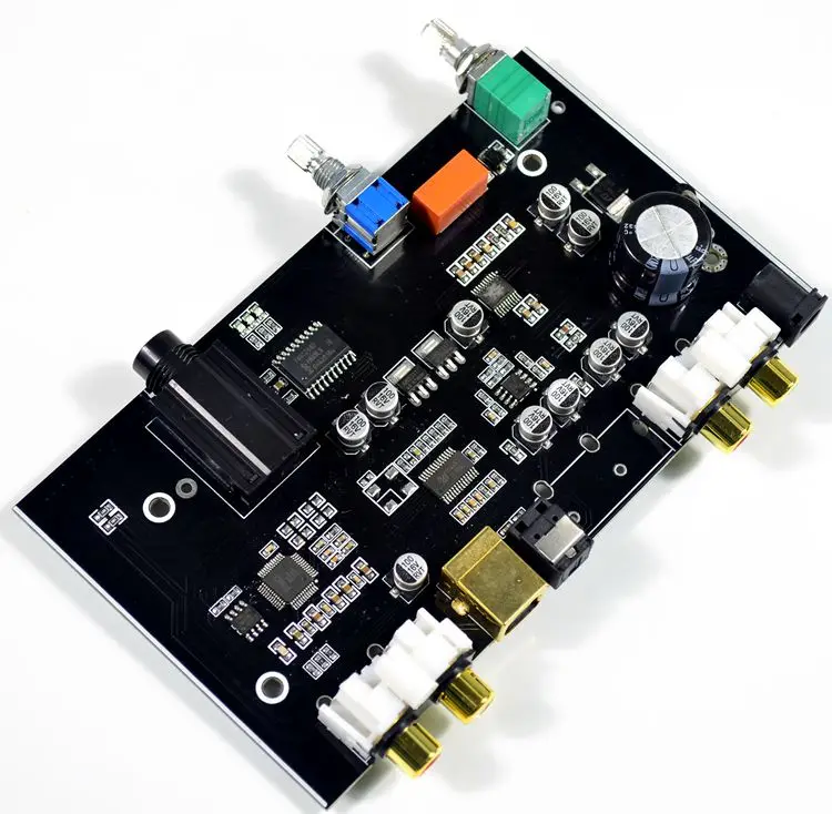 HIFI аудио USB ЦАП Декодер плата PCM5100 4558 с усилителем для наушников|Усилители