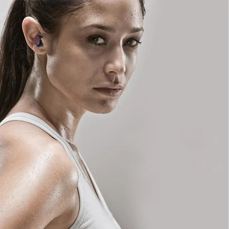 BEESCLOVER Wireless Earphones TWS Mini True Bluetooth 5.0 Stereo In-Ear Earset set with Charging Bin HIFI Earbuds r25 | Электроника