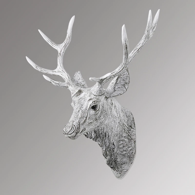 Настенный светильник в ретро стиле из смолы с рожком оленя Роскошный домашний