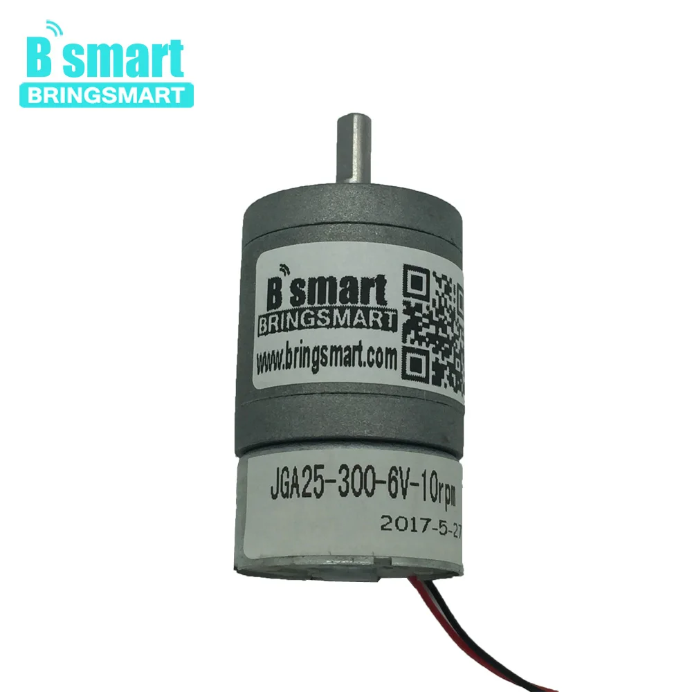 Bringsmart мотор редуктор постоянного тока 6 в с мини коробкой передач для игрушек