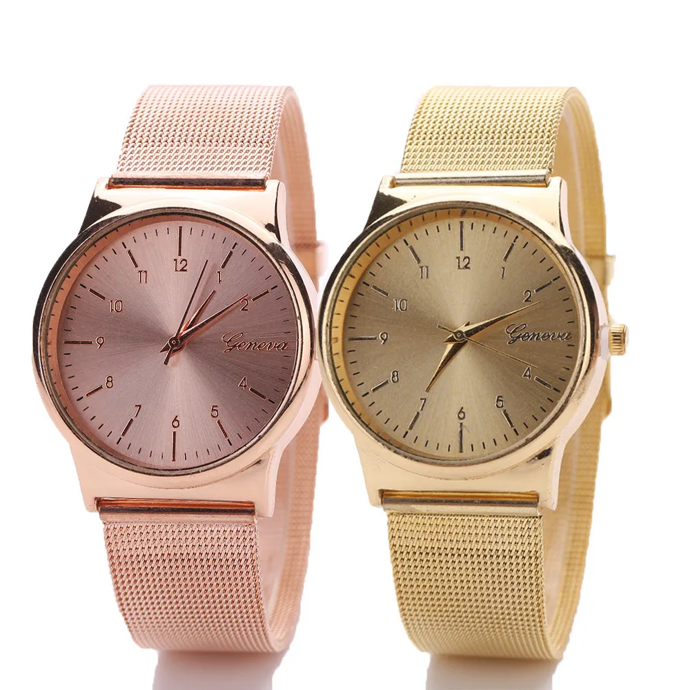 

Women's Watches Ladies Luxury Business Wrist Watch Fashion Classic Gold Quartz Stainless Steel Wrist Watch Relogio Feminino