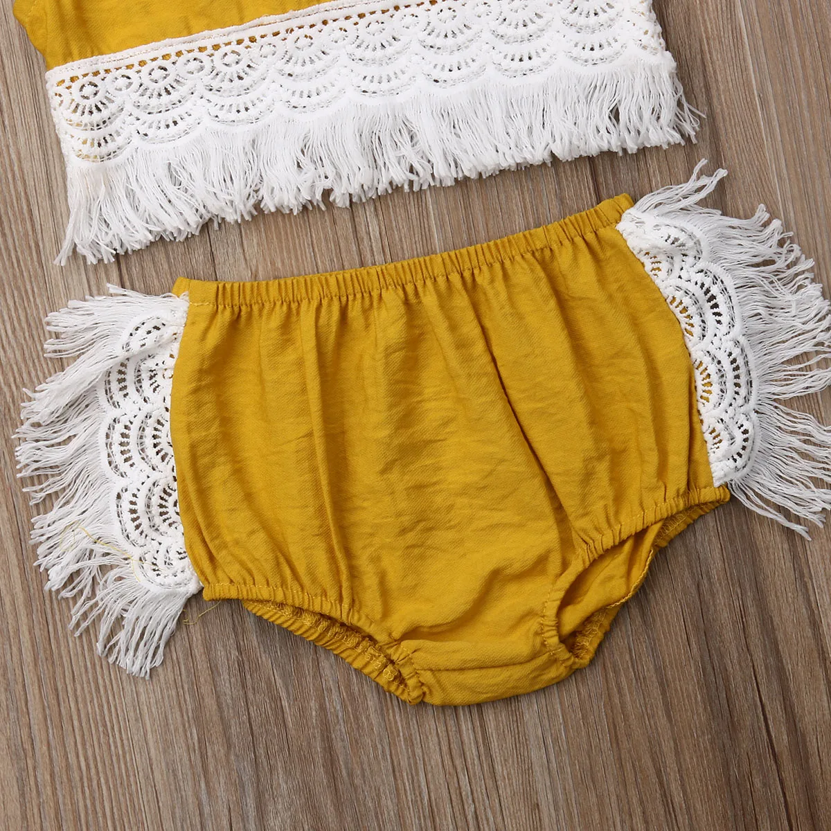 2019 брендовая модная одежда для маленьких девочек Boho укороченный топ без рукавов