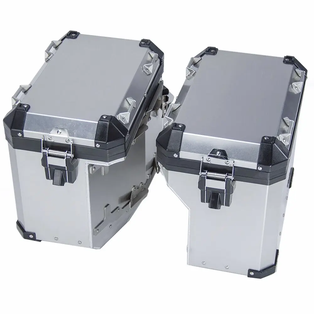 Panniers Для R1200GS ADV LC R1250GS/ADV LC- чехол для мотоцикла, сумка для седла, верхний чехол из нержавеющей стали, стиль - Цвет: Panniers