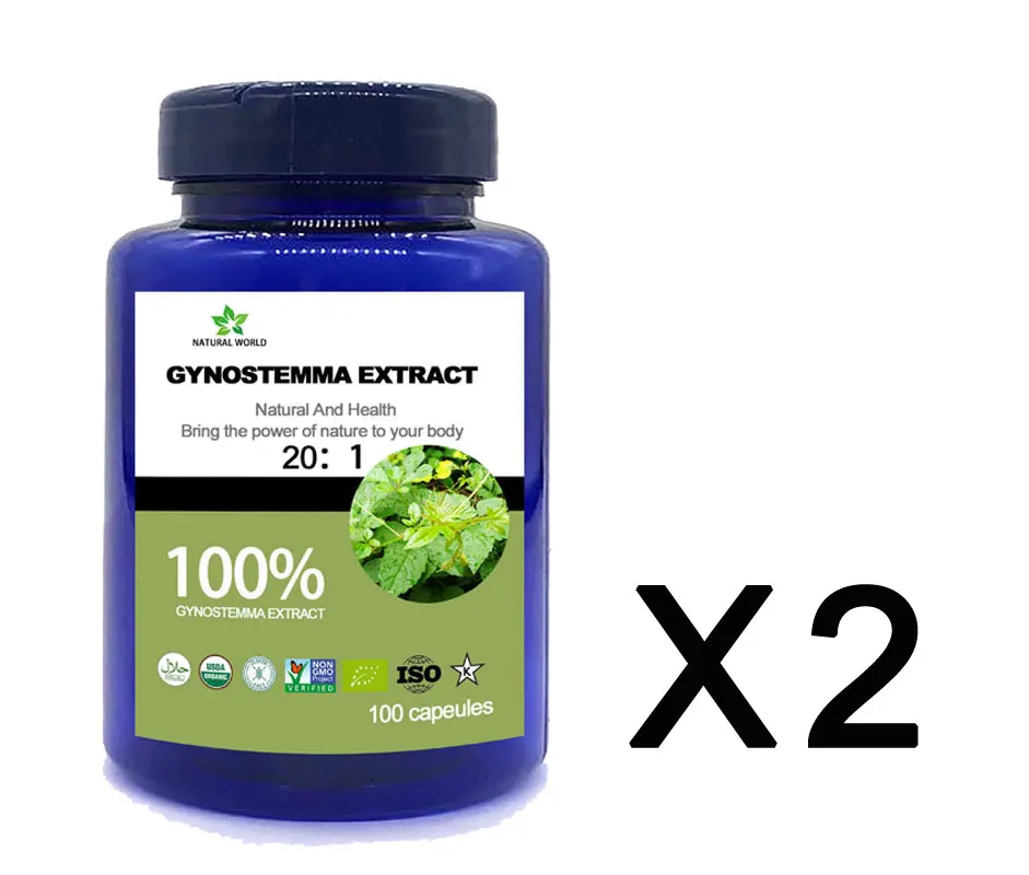2 bottle 100pcs Натуральный Экстракт кавы 100 шт/бутылка экстракт кавы - Цвет: 2 bottle 100pcs