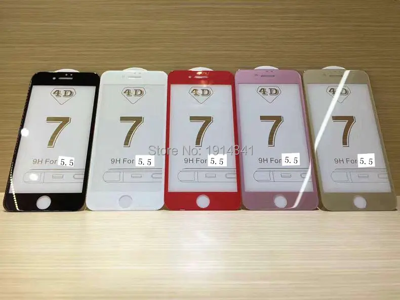 SZAICHGSI 9H 0 26 мм 4D полное покрытие закаленное стекло для iPhone 7 plus изогнутая оправа