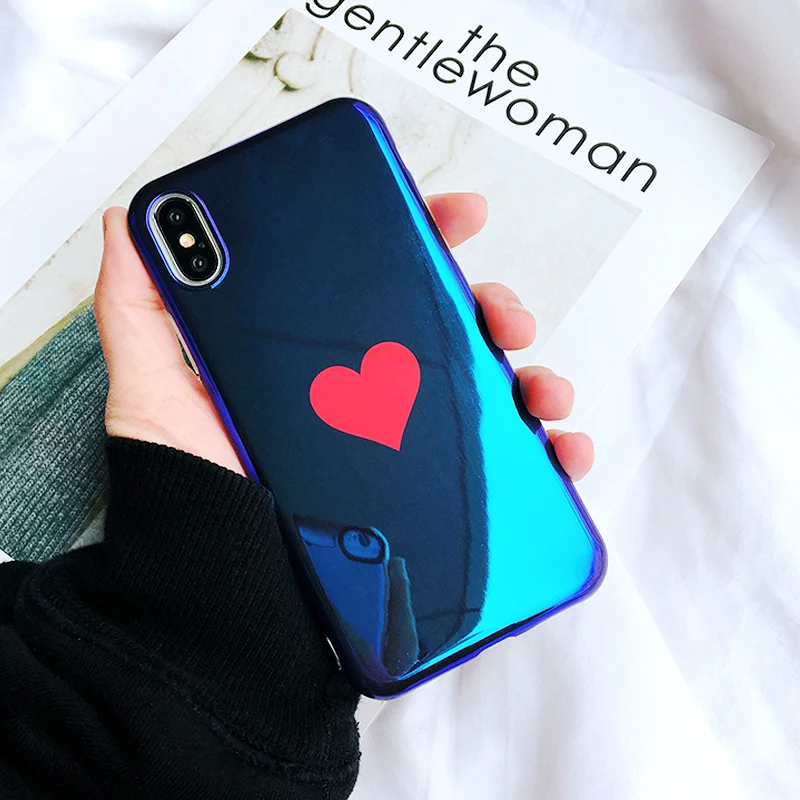 Stelllife модный Blu-Ray чехол для телефона iphone 7 coque мультфильм Любовь Сердце