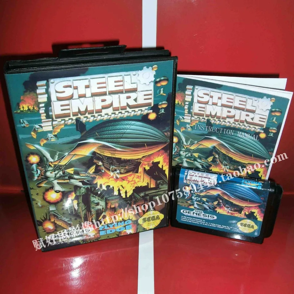 Sega MD игра Сталь империи с коробкой и руководством для 16 бит игровой картридж Megadrive