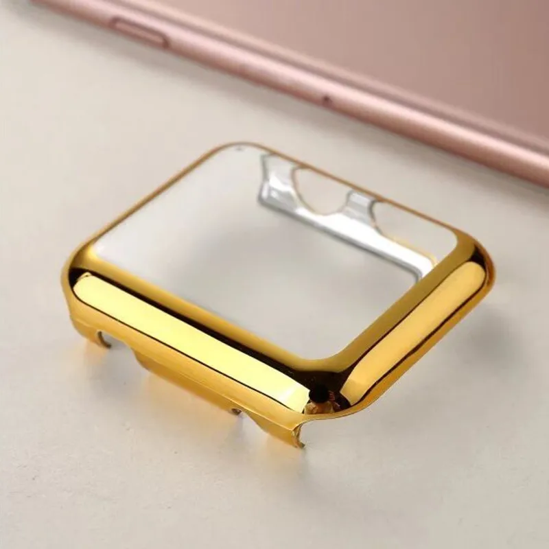 Чехол для apple watch band apple watch 4 5 Чехол 44 мм/40 мм ремешок iwatch 3 ремешок 42 мм 38 мм защитная оболочка аксессуары для часов