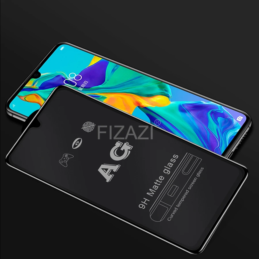 Полное покрытие матовый закаленное стекло для Huawei P20 Pro P30 Lite Mate 20 20X Nova 3 3i защита
