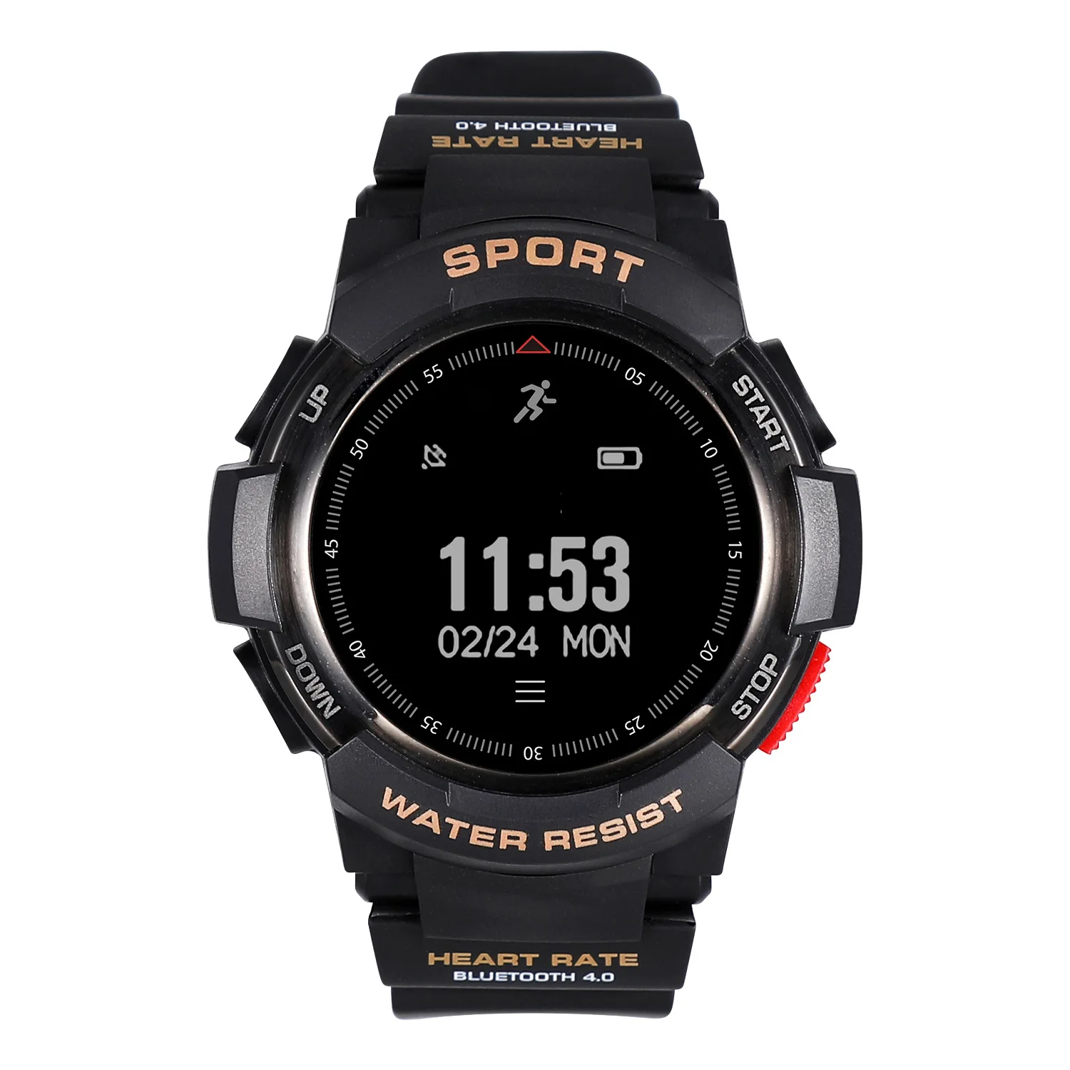 4,0 № 1 F6 Smartwatch IP68 водостойкий Bluetooth динамический пульсометр Смарт-часы для Android Apple смартфон