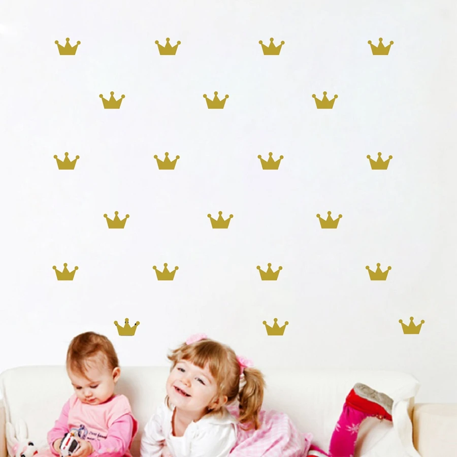 36 шт. наклейки на стену в виде короны для детской спальни|stickers for|stickers for kidswall stickers