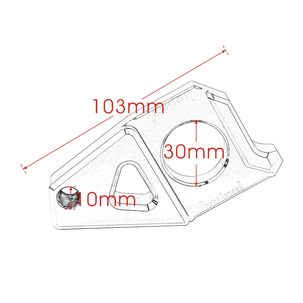 

1 Pair CNC Aluminum Motorcycle Rear Axle Spindle Chain Adjuster Blocks for Yamaha T-max TMAX 500 530 12-16 motorbike accessories