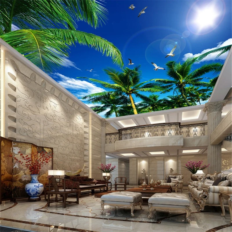 3d обои на заказ росписи нетканые настенные наклейки озеро горный поток фон для