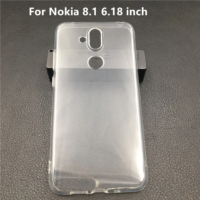 Для Nokia 8 1 чехол 6 18 ''чехол для телефона ультра тонкий силикон прозрачная