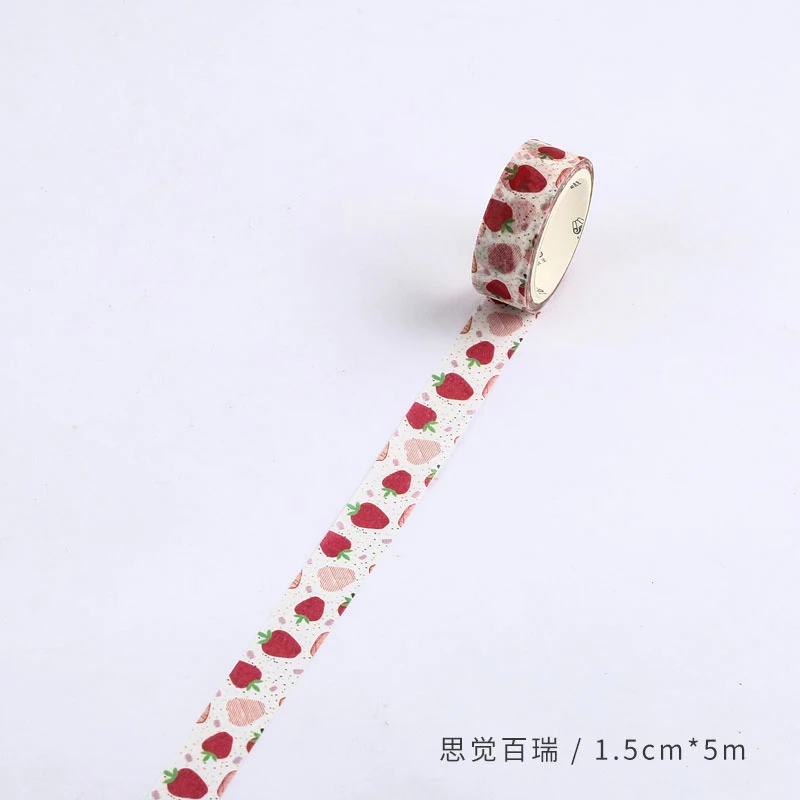 Afternoon tea фрукт закуска/милые девушки дневник лента для декорации Washi "сделай сам" Скрапбукинг изоляционная лента kawaii - Цвет: see chart