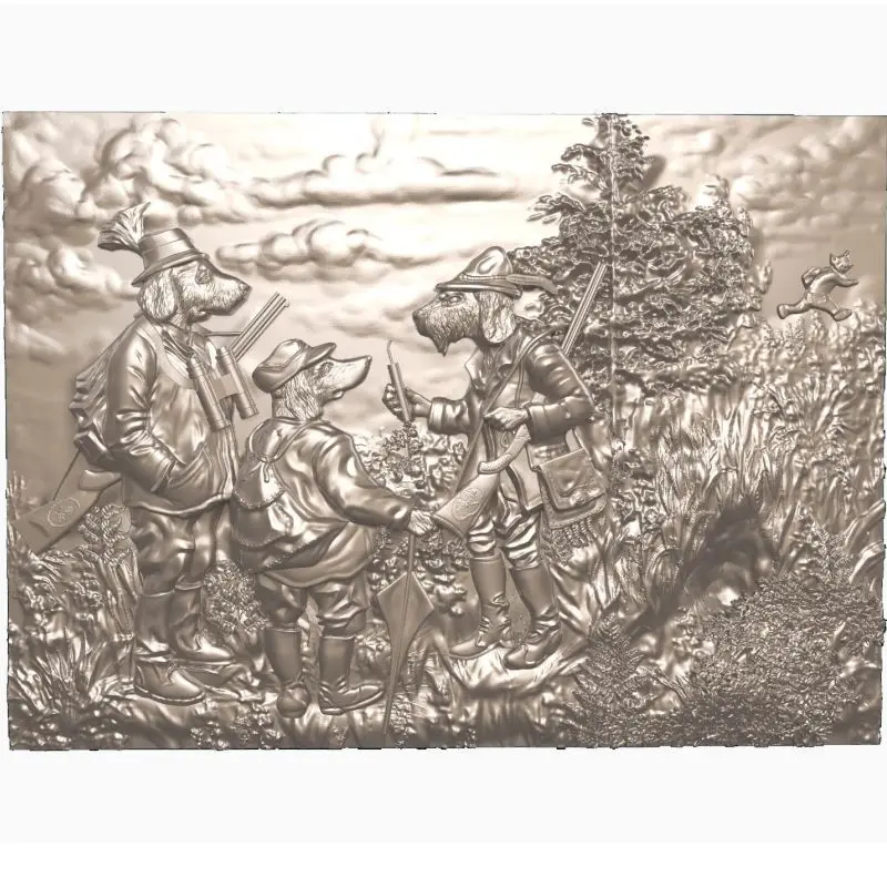 3d модель для собак и солдат рельеф станок с ЧПУ формат STL дворцовая artcam vectric aspire|stl