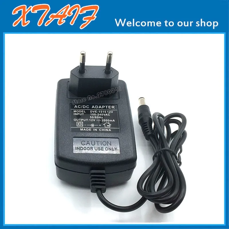 DC 12V2A адаптер переменного тока 100В-240В конвертер переключатель Блок питания