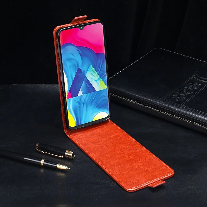 IDEWEI чехол для Samsung Galaxy A10 Роскошный кожаный флип-чехол A105F защитный телефона