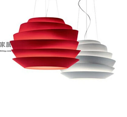 Новый современный простой Стиль подвесные светильники Foscarini Le Soleil красная роза
