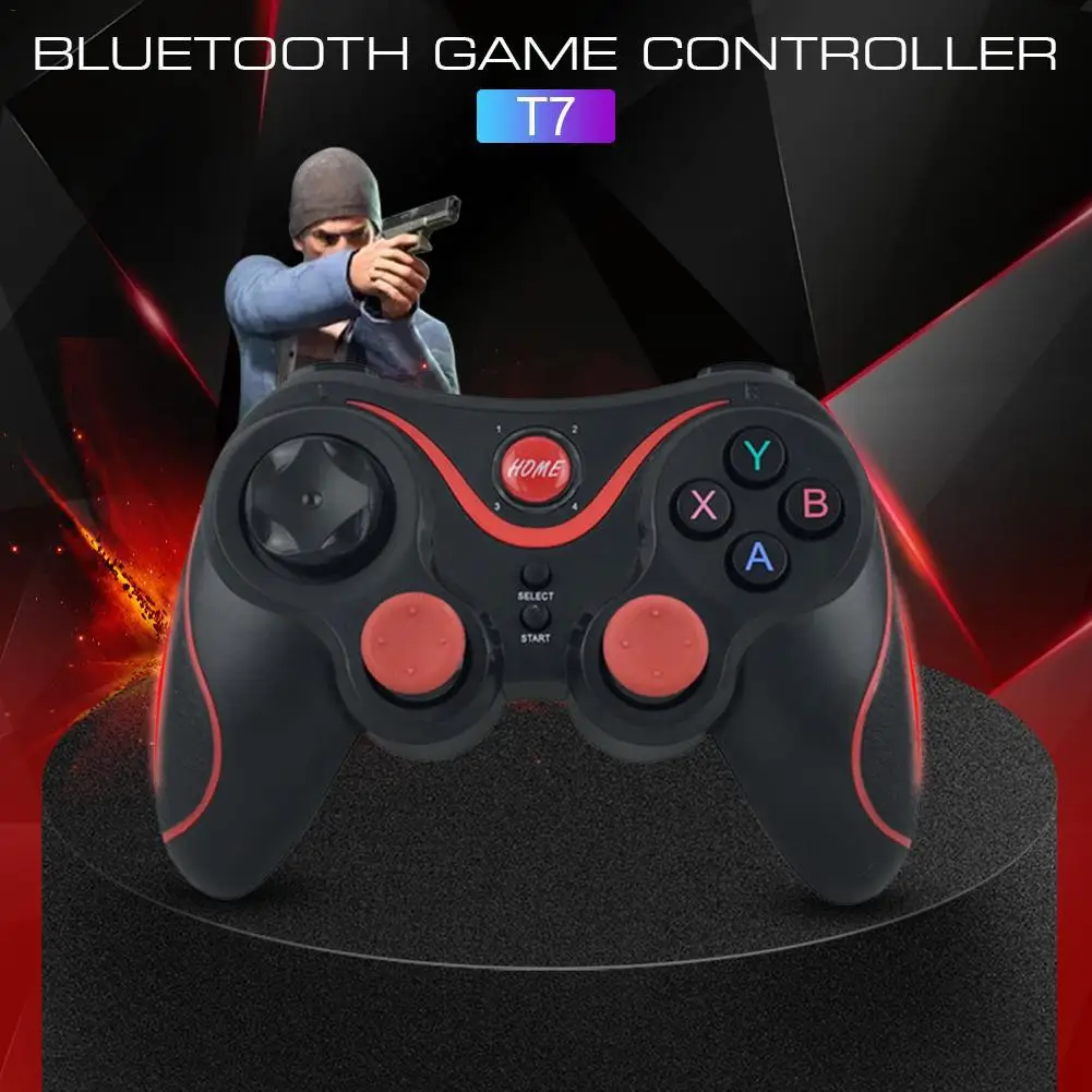 T7 игровой контроллер Bluetooth Смарт-Беспроводной джойстика игрового контроллера